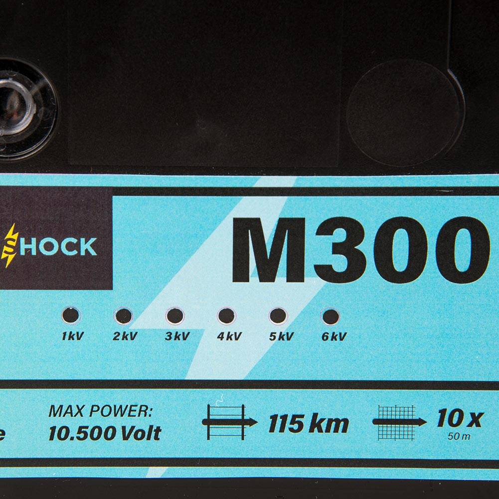 Poste de clôture électrique M300 à Leds, secteur 230 V, 3 J - Image 2