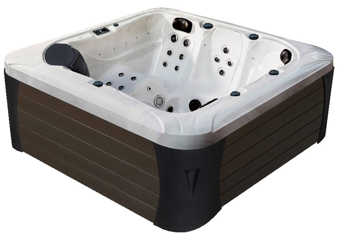 Water Clip - Spa rigide 5 places - 216 x 216 x 90 cm HOUSTON Water Clip - Image 1