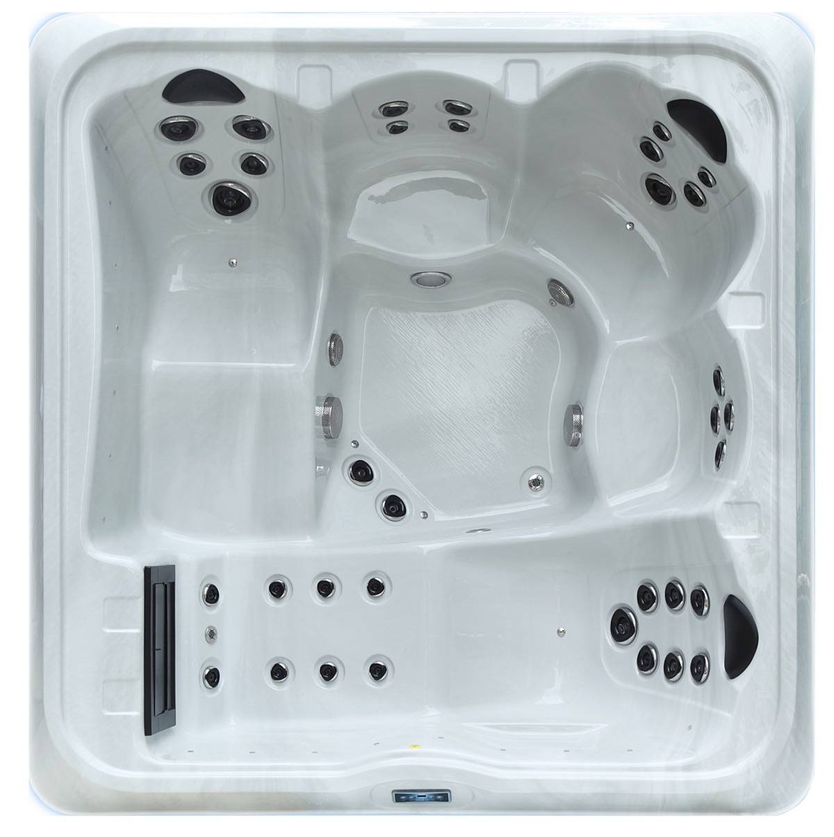 Water Clip - Spa rigide 5 places - 216 x 216 x 90 cm HOUSTON Water Clip - Image 2