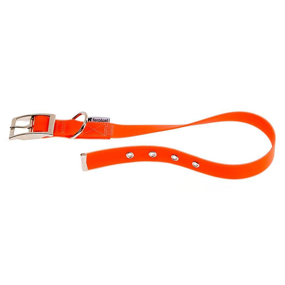 Ferplast - Collier pour Chiens EVOLUTION CF25/53, Hypoallergénique, Lavable, Ajustable, Orange - Image 1