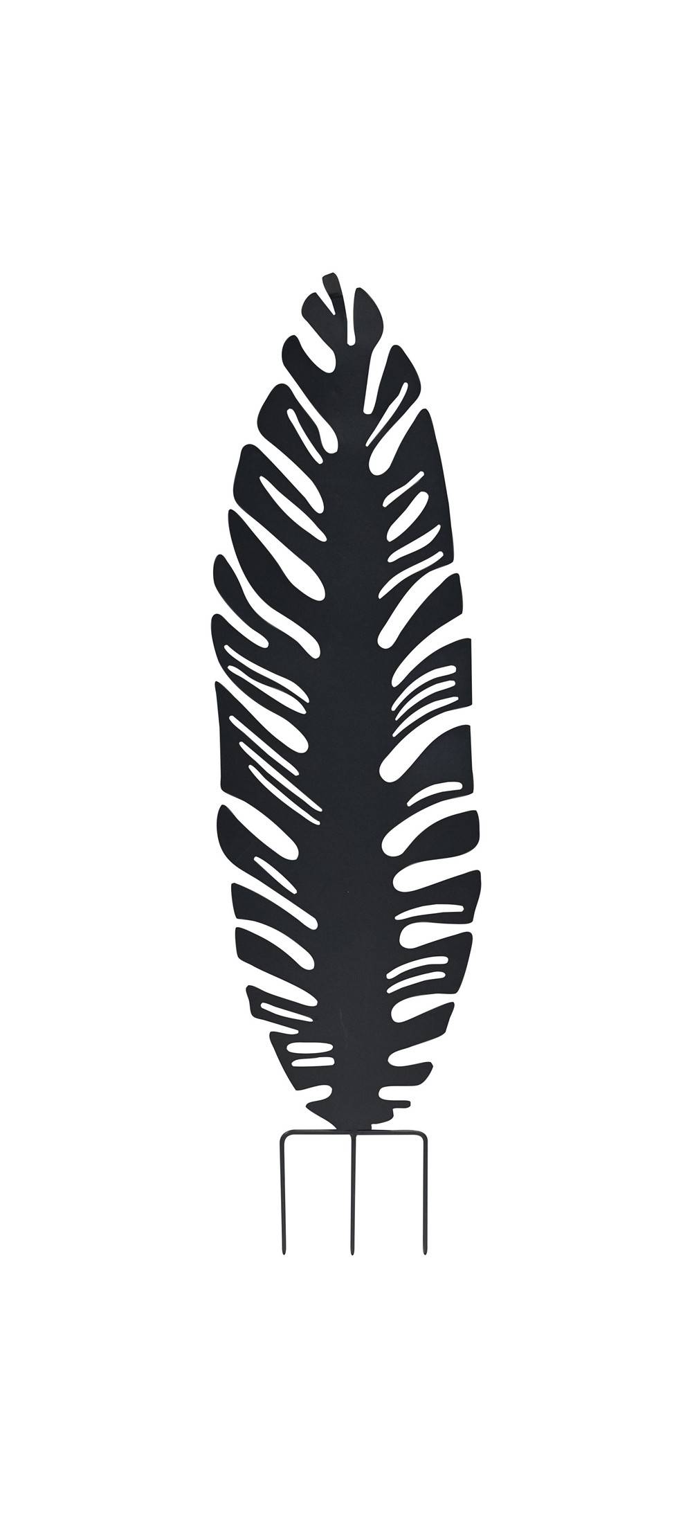 Louis Moulin - Déco en métal à planter Feuille - 30x100 cm - anthracite Louis Moulin - Image 1