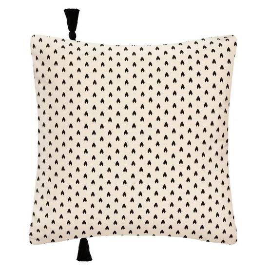 Housse de Coussin Déco "Corde" 40x40cm Ivoire - Image 2
