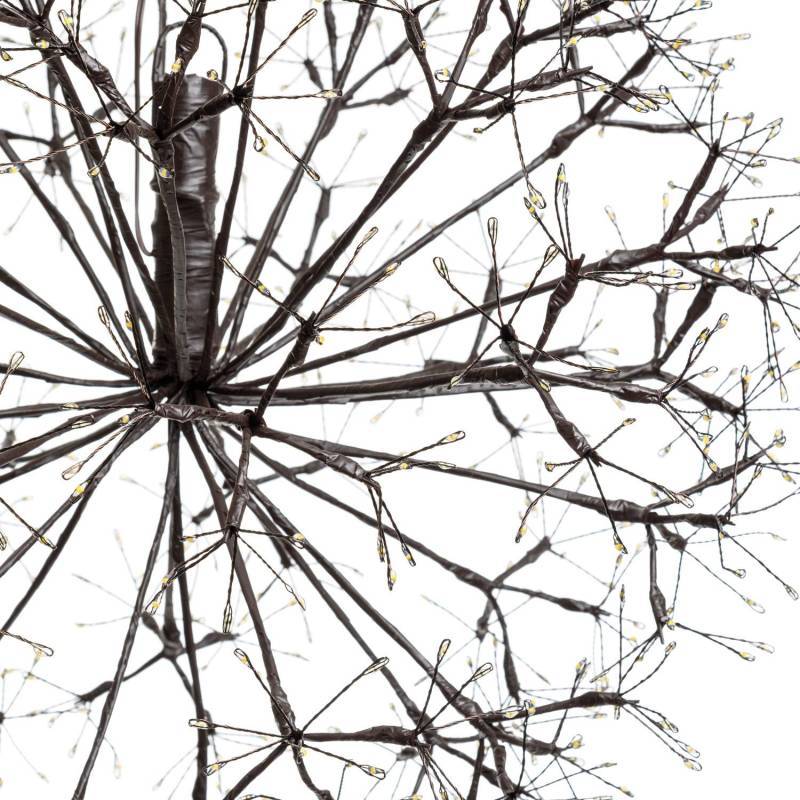 Lotti - Branche Sphère Riche RICH Marron Ø50cm 912 MicroLED FlashLED avec Rameaux Lotti - Image 3