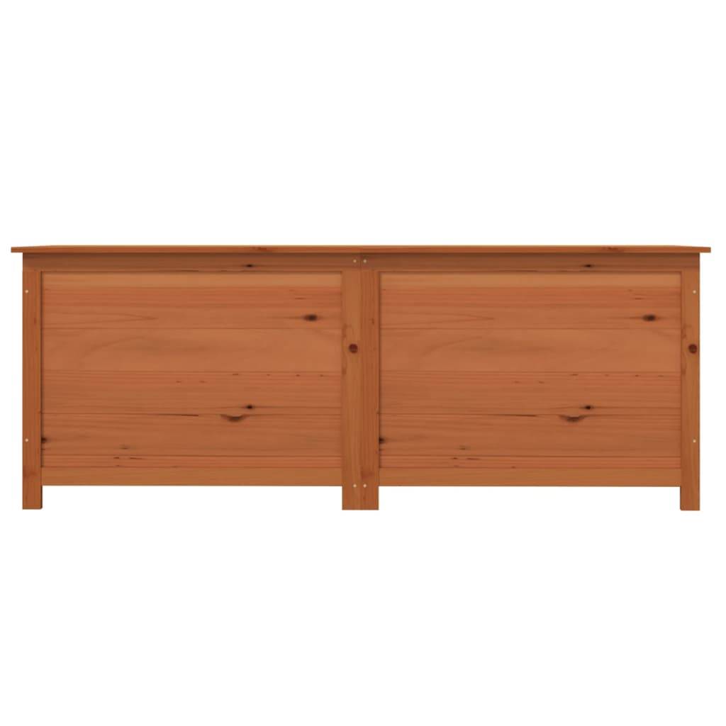 Boîte à coussins d'extérieur 150 x 50 x 56 cm sapin massif marron - Image 3