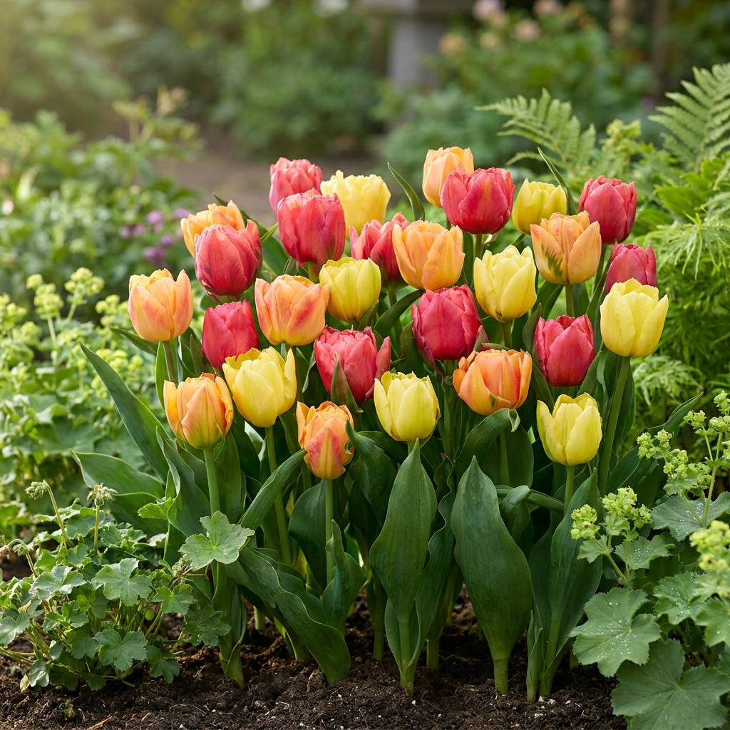 La Green Touch - Tulipe en mélange Symbiosa - 12 bulbes - calibre 11/12 - Image 2