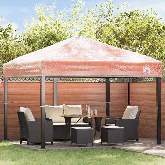 Auvent de rechange pour tonnelle, pare-soleil de jardin à double niveau avec trou de drainage et grille d'aération, pour cour, jardin, terrasse, abri de cour (marron Auvent de rechange pour tonnelle, pare-soleil de jardin à double niveau avec trou de drainage et grille d'aération, pour cour, jardin, terrasse, abri de cour (marron
