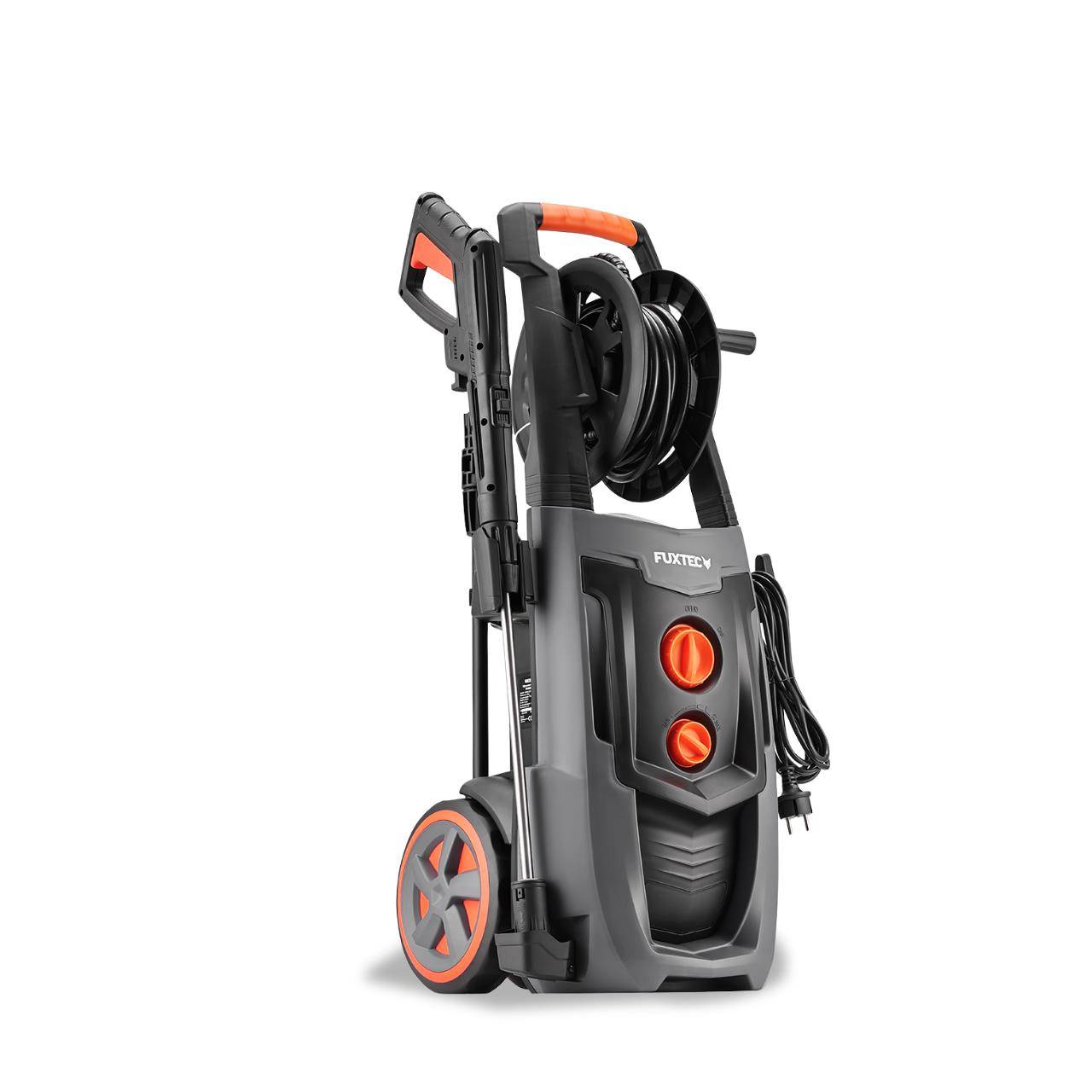 FUXTEC Nettoyeur Haute Pression FX-HDR2200 - 2200W, 170 bars, 450 L/h, buse turbo, réservoir de détergent, tuyau 8m - Image 1