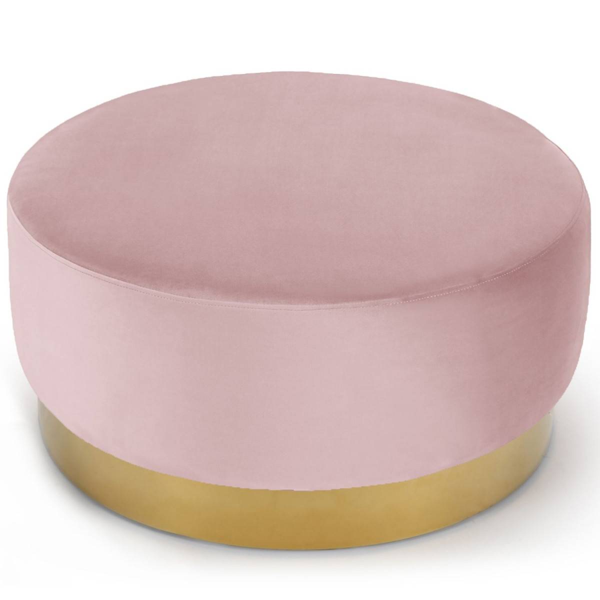 Pouf Rond en Velours Design 