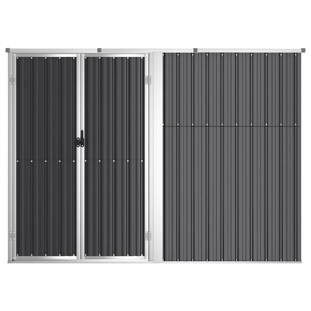Vidaxl - Abri à outils de jardin anthracite 225x89x161cm acier galvanisé vidaXL 316215 - Image 7