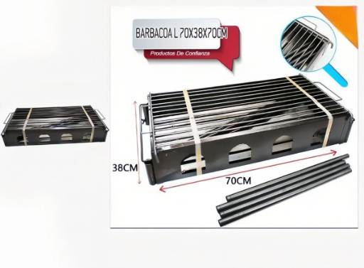 Sans Marque - Compact Portable Barbacoa Grill 70*38*70cm | Charcoal BBQ for Picnics, Camping & Backyard Use - Image 1