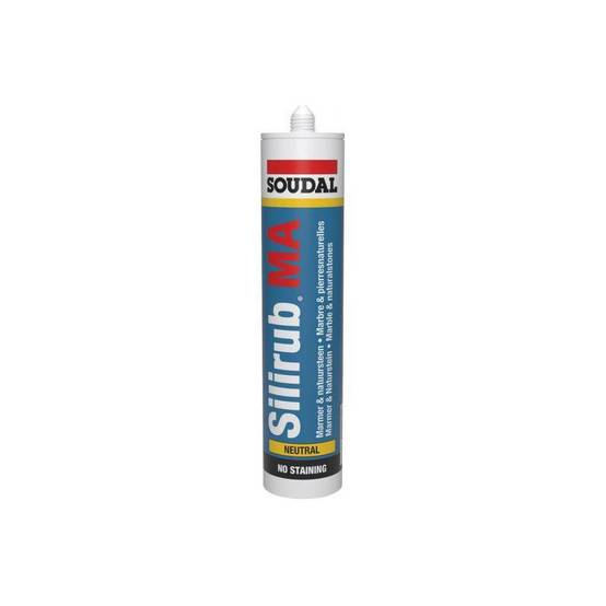 Silirub MA - Mastic silicone spécial neutre - Soudal - Cartouche de 310 ml RAL 7016 - Gris anthracite