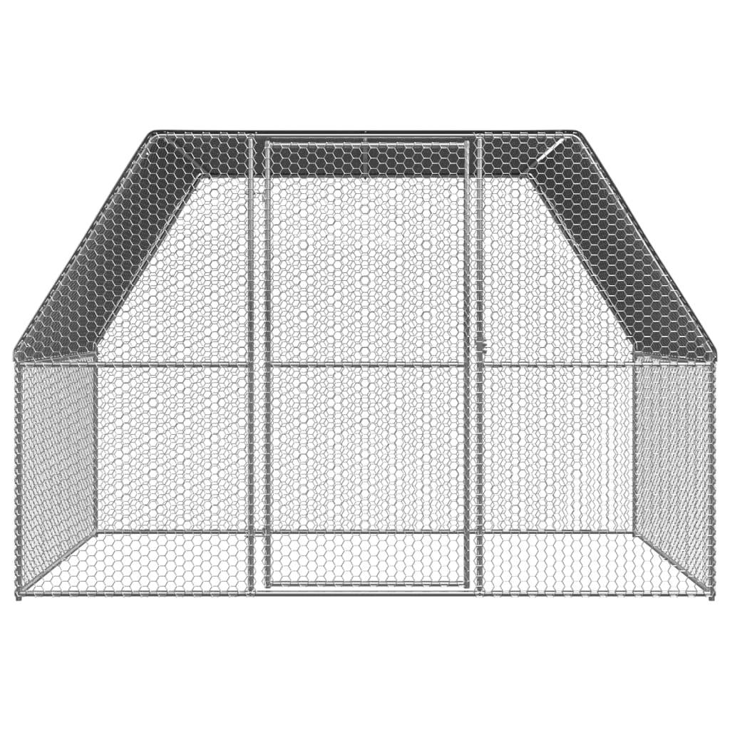 Helloshop26 - Poulailler d'extérieur 3 x 2 x 2 m acier galvanisé - Image 2