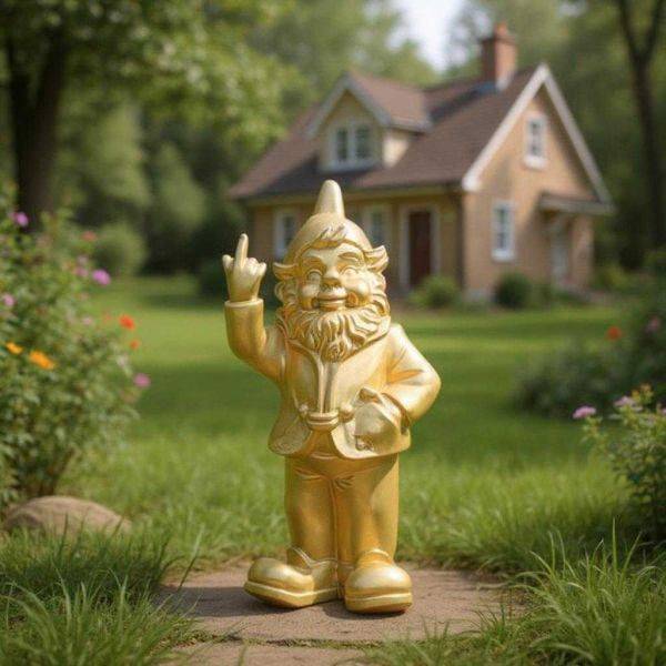 Stoobz - Nain de jardin en résine F*ck 16 x 12 x 32 cm Stoobz - Image 2