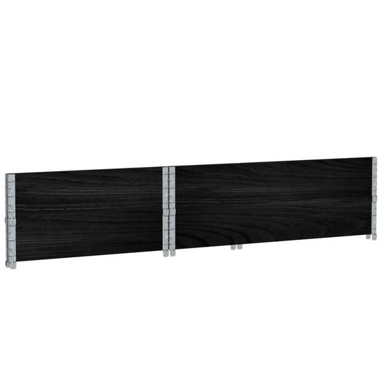Jardinière bois noir 120 x 80 x 41 cm - PANGIVO - Image 6