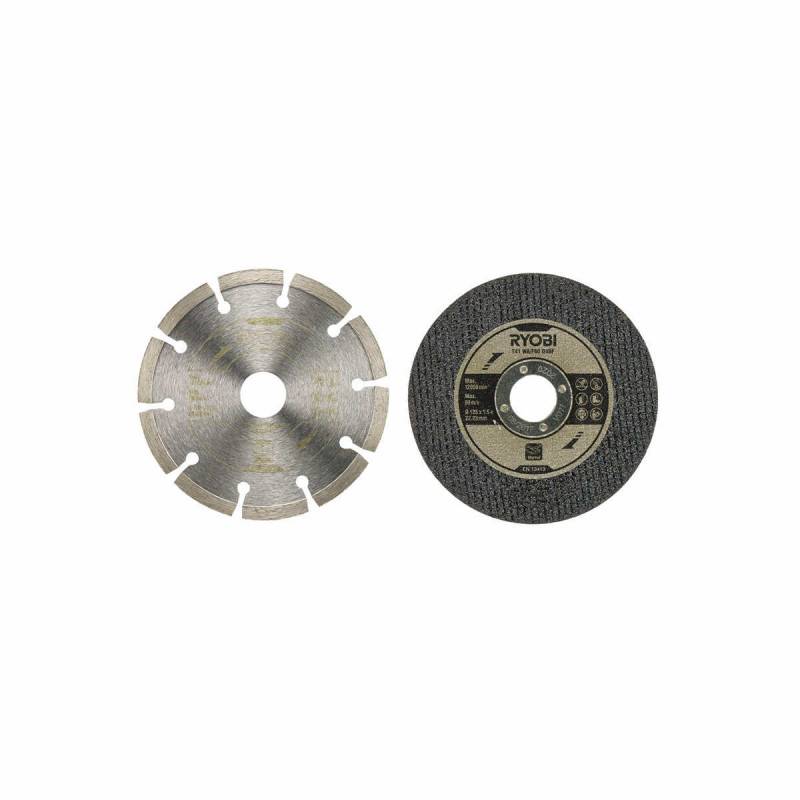 Ryobi - Kit 6 disques pour meuleuse RYOBI diamètre 125mm RAK6AGD125 - Image 2