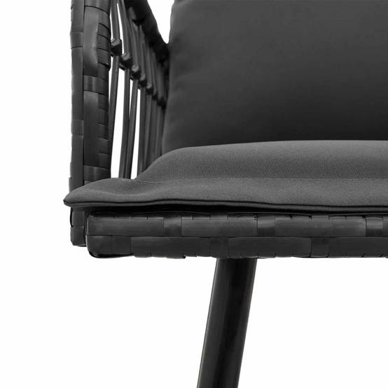 Banc de jardin acier anthracite 114 x 64 x 90 cm - PANGIVO - Image 5
