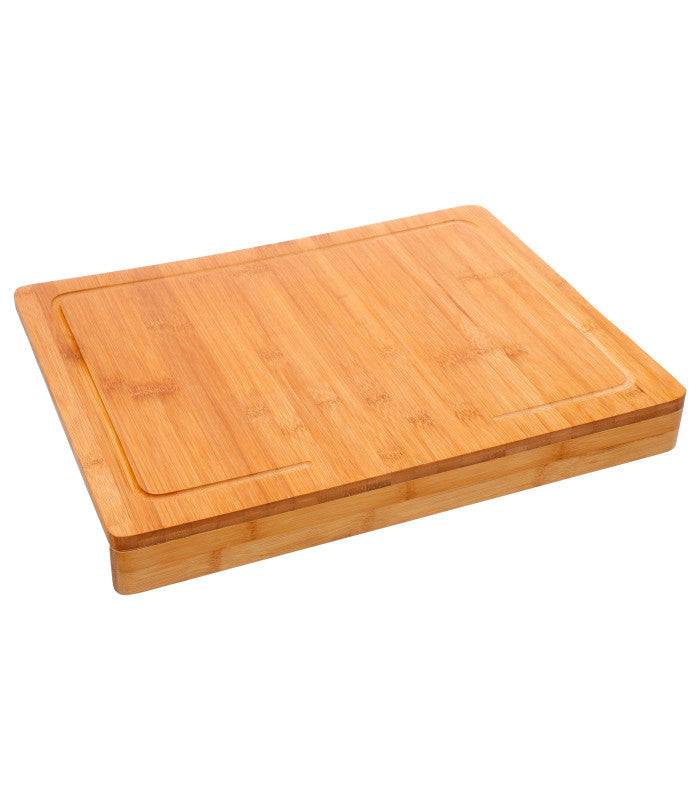 Importdistrib - Planche À Découper Bambou "rebord" 45cm Naturel IMPORTDISTRIB - Image 1