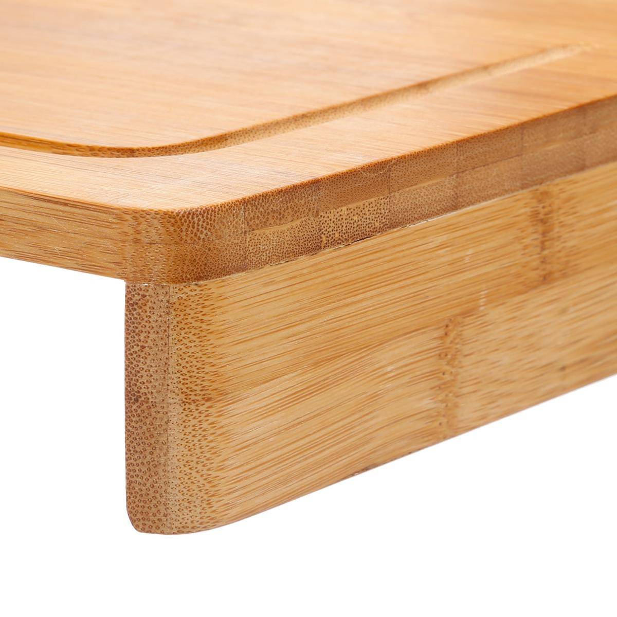Importdistrib - Planche À Découper Bambou "rebord" 45cm Naturel IMPORTDISTRIB - Image 4