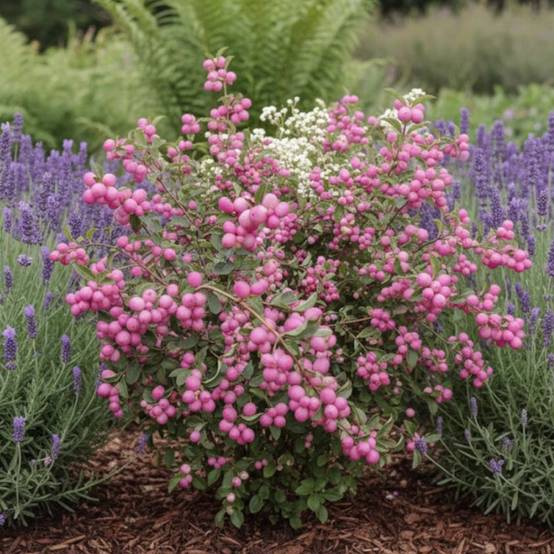 Symphorine Magical® Sweet 'Kolmaswet', Symphoricarpos à fleurs Blanche - feuillage Caduc - Pot de 3L - 20/40 cm- hauteur à maturité De 2,50 m à 3,00 - Image 3