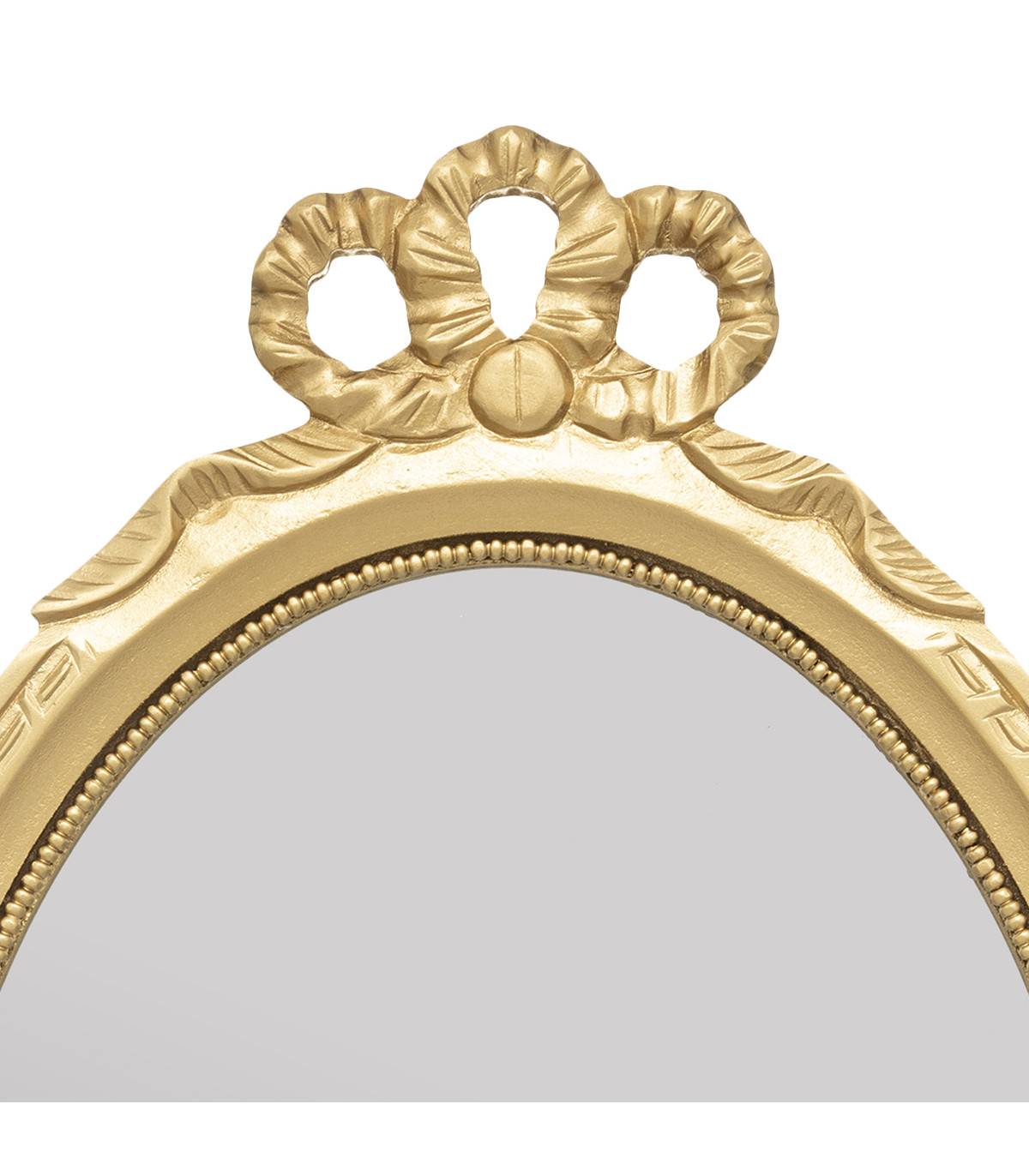 Atmosphera - Miroir mural Princesse en Bois doré 29 x 43.5 cm - Image 2