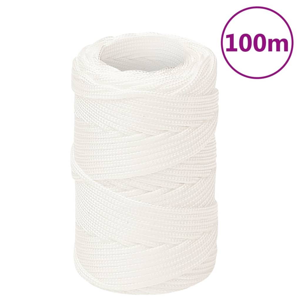 Corde de bateau Blanc complet 2 mm 100 m Polypropylène Maison Chic - Image 2