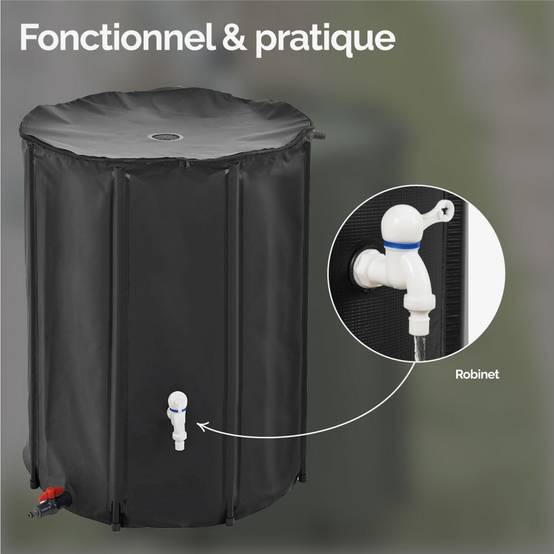 Robinet pour récupérateur d'eau de pluie - Linxor - Image 2