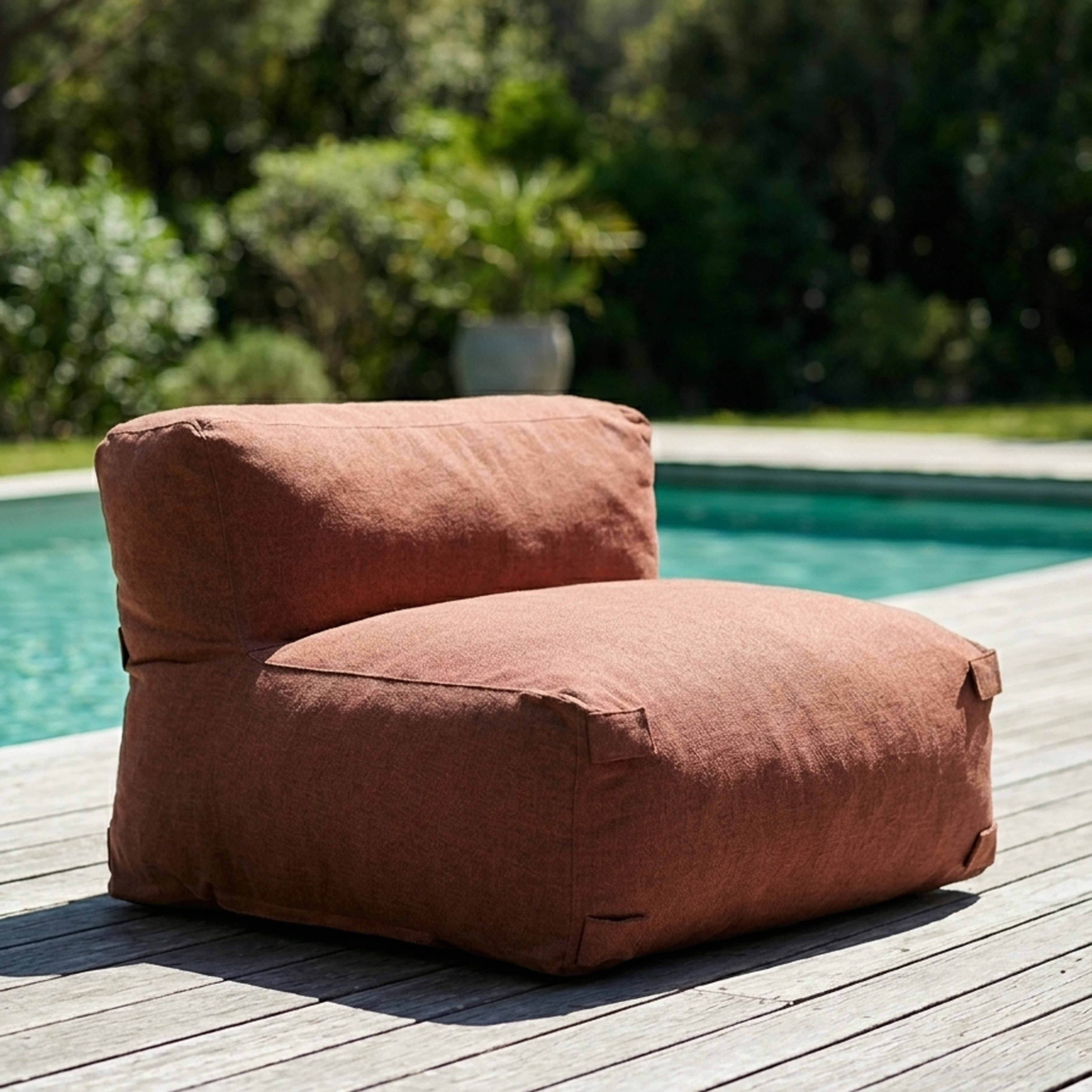 Oviala - Fauteuil de jardin pour canapé modulable terracotta Mixi - Oviala - Image 1