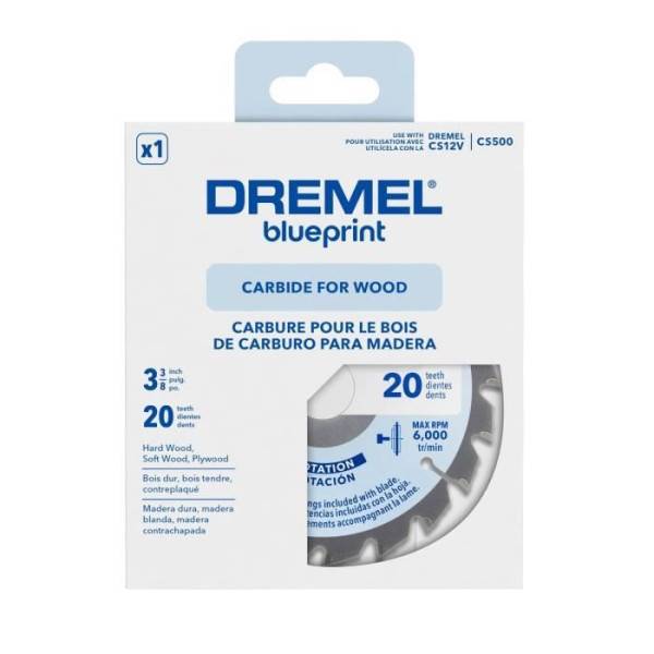 Lame bois pour scie circulaire CS500 - DREMEL Blueprint - Image 2