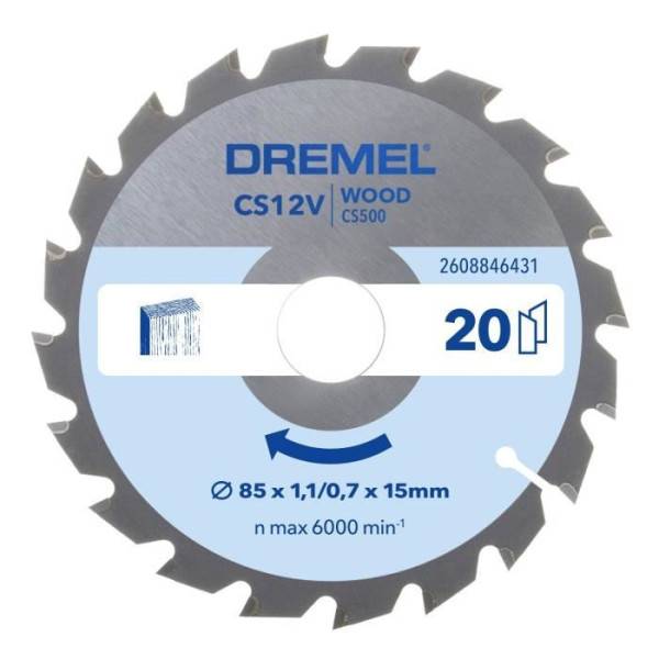 Lame bois pour scie circulaire CS500 - DREMEL Blueprint - Image 1