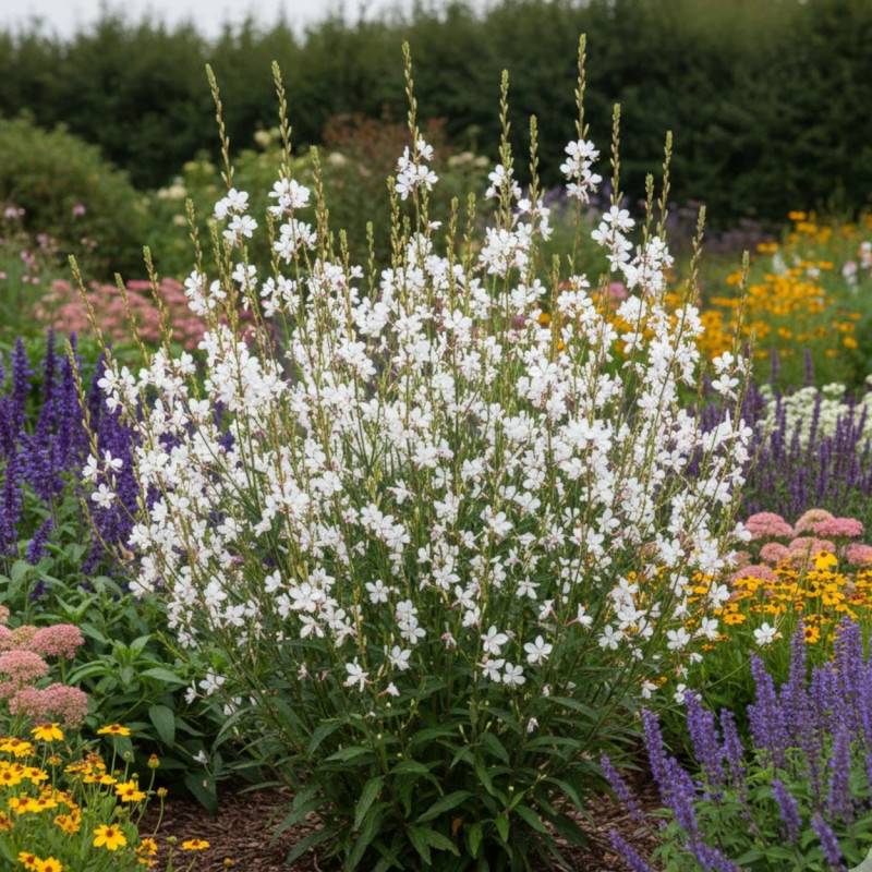 Gaura Snowstorm à fleurs Blanche/ - feuillage Caduc - Godet - 5/20 cm