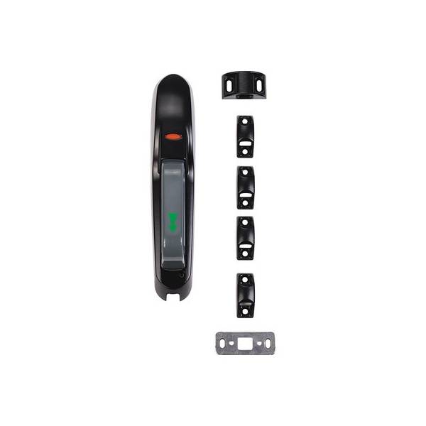 Crémone Defy Noir percée droite LA CROISÉE DS - sans tringle - DS5211-D013
