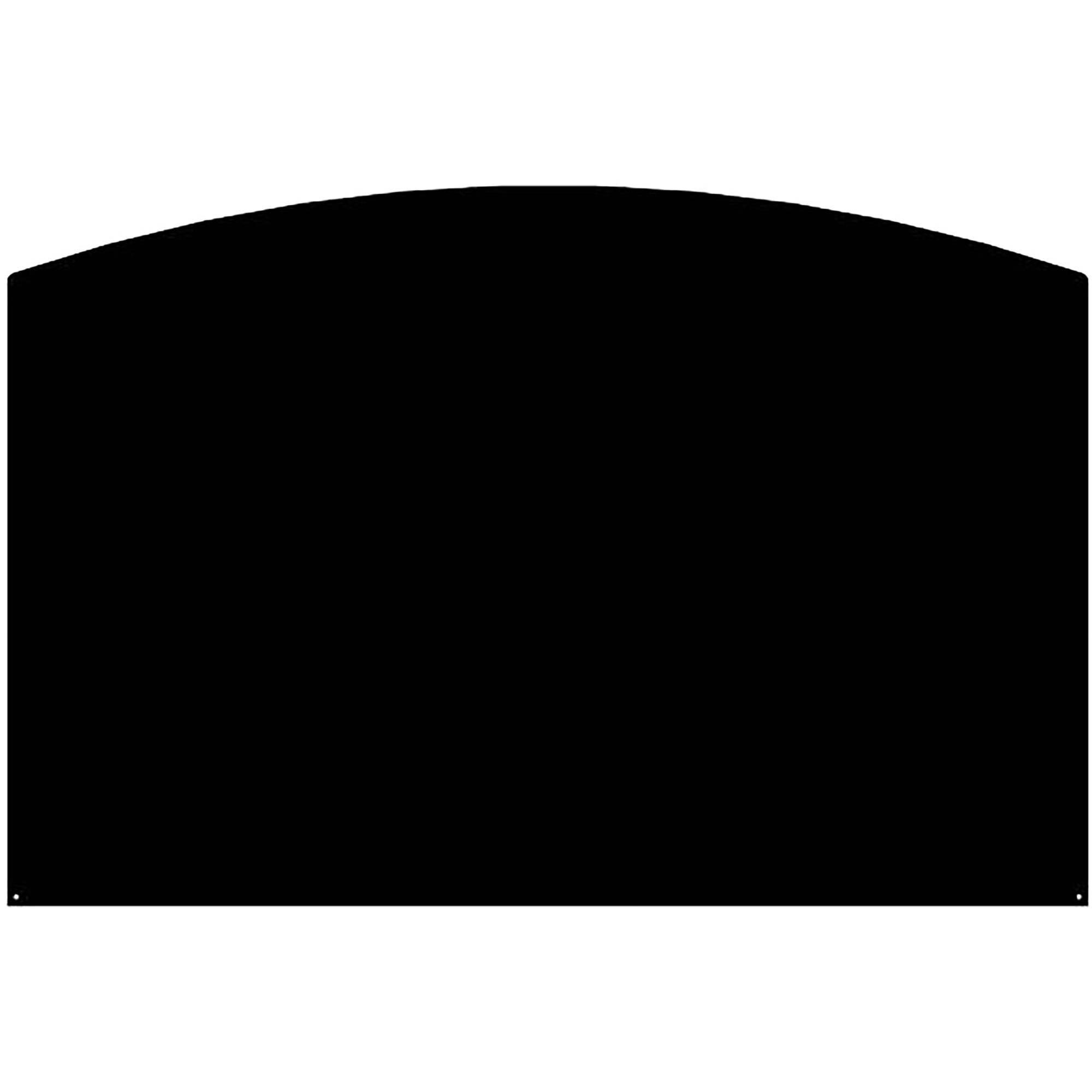 Le Marquier - Plaque De Sol Demi-Ronde Noire L120 H80