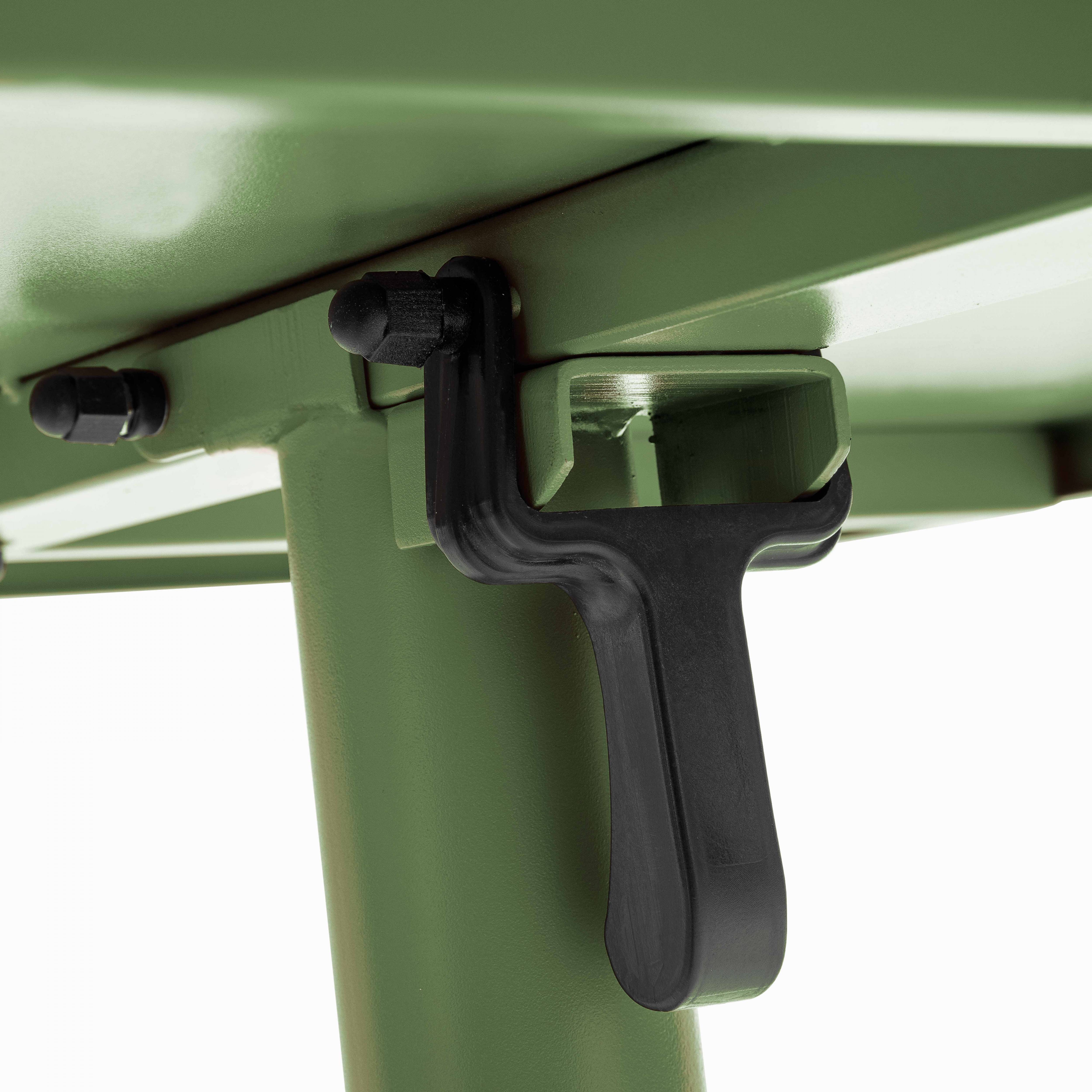 Oviala - Ensemble table de jardin inclinable et 2 chaises bistrot vert cactus Palavas - Oviala - Image 4