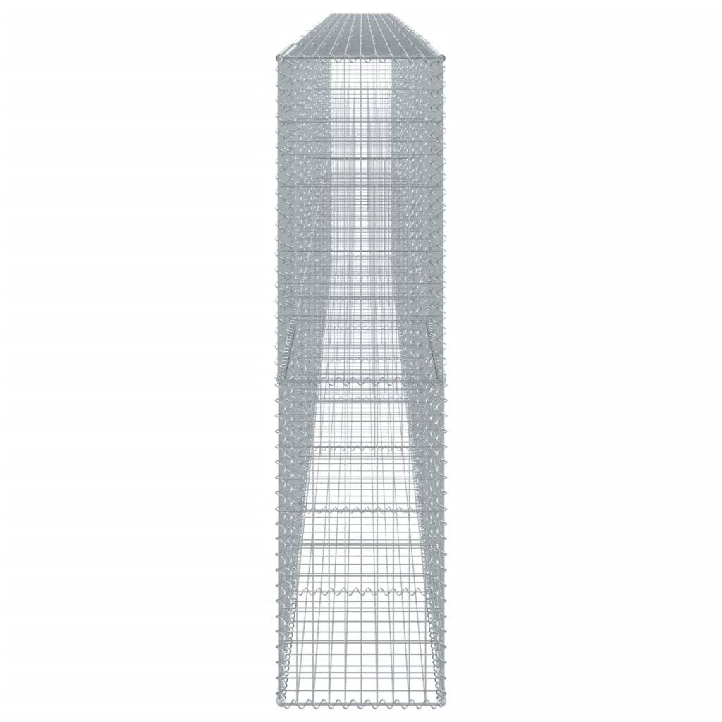 Vidaxl - Panier gabion avec couvercle 900x50x200 cm fer galvanisé vidaXL 3295174 - Image 5