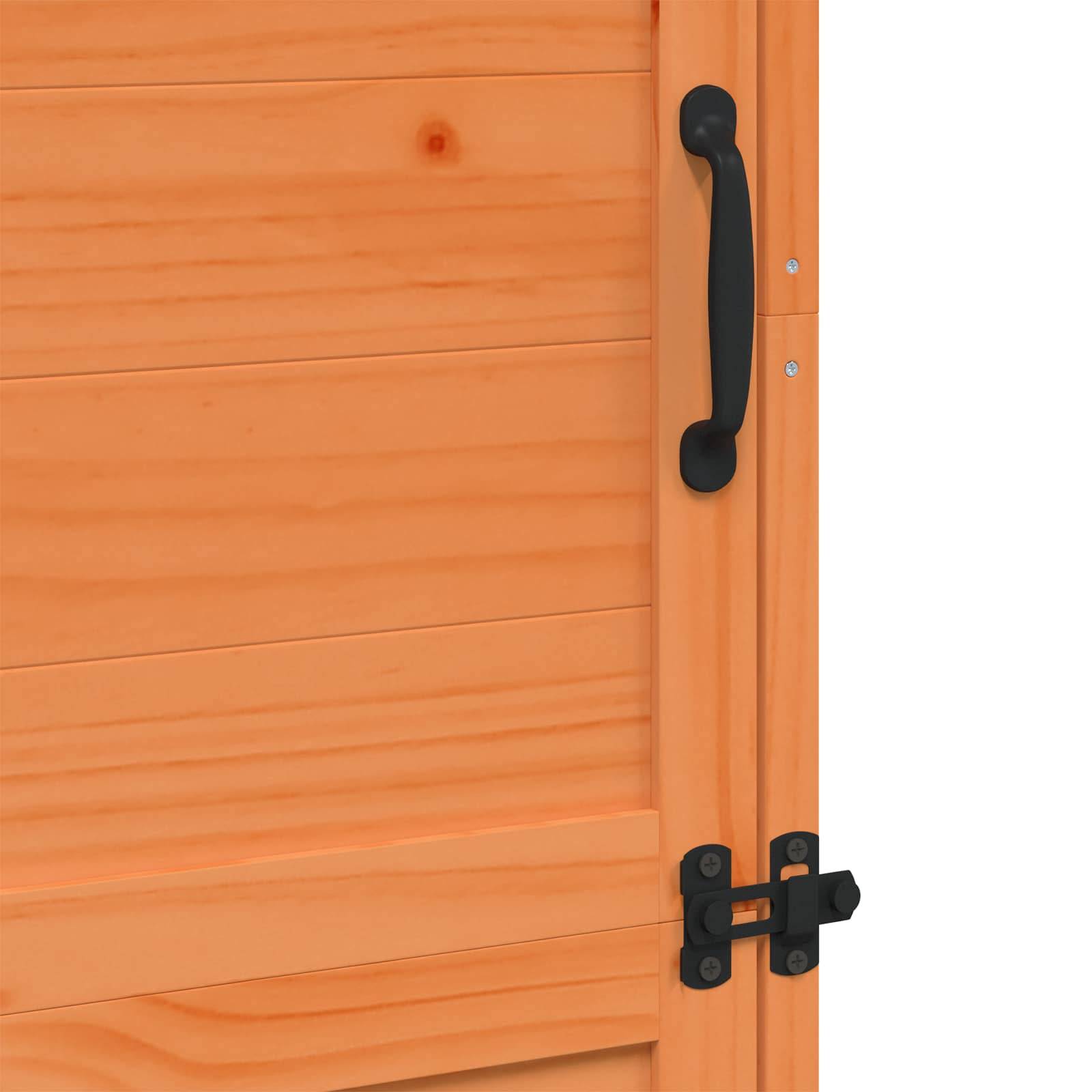 Vidaxl - Abri de jardin Marron 59,5 x 56 x 176,5 cm Bois de Sapin Massif vidaXL 42033447 - Image 10