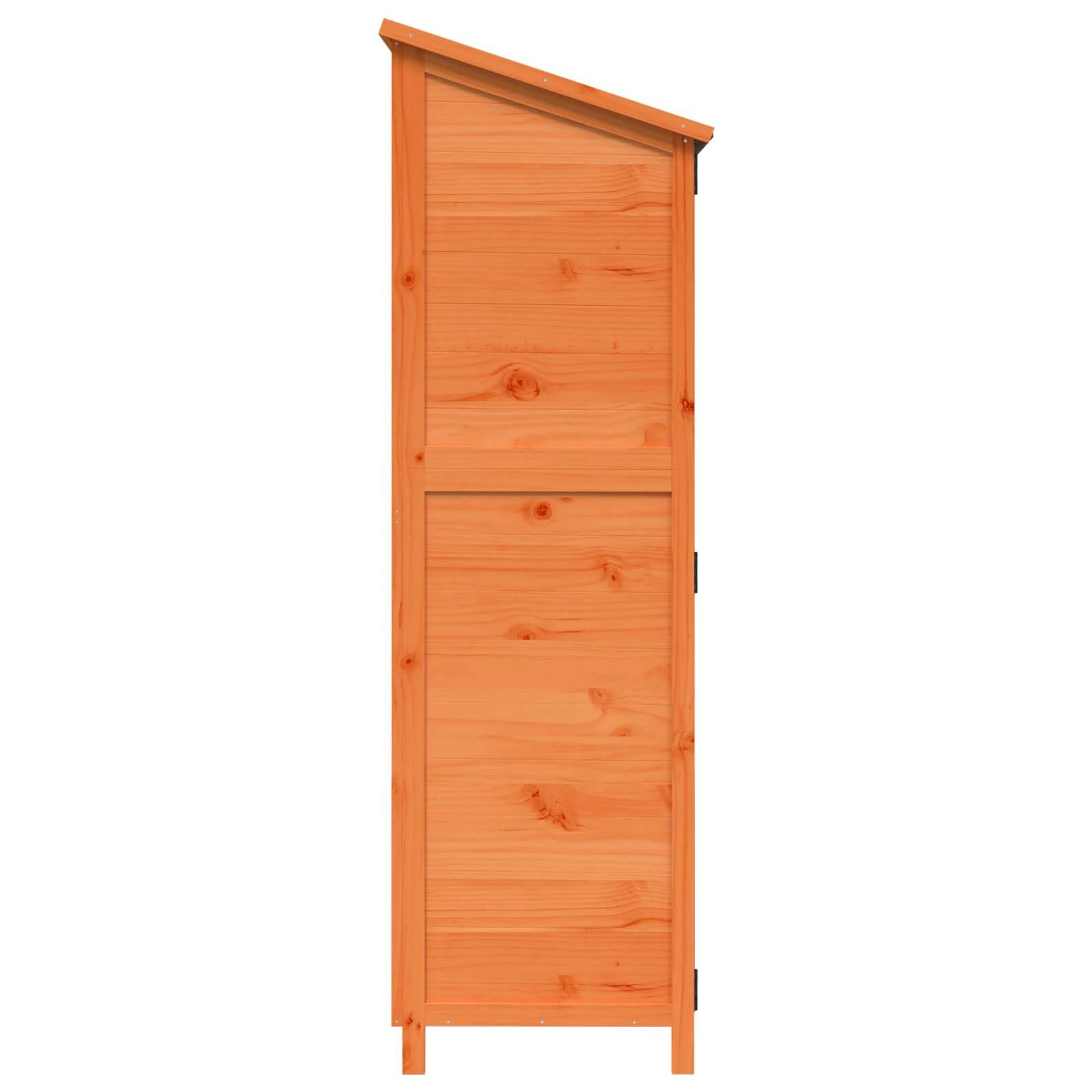Vidaxl - Abri de jardin Marron 59,5 x 56 x 176,5 cm Bois de Sapin Massif vidaXL 42033447 - Image 7