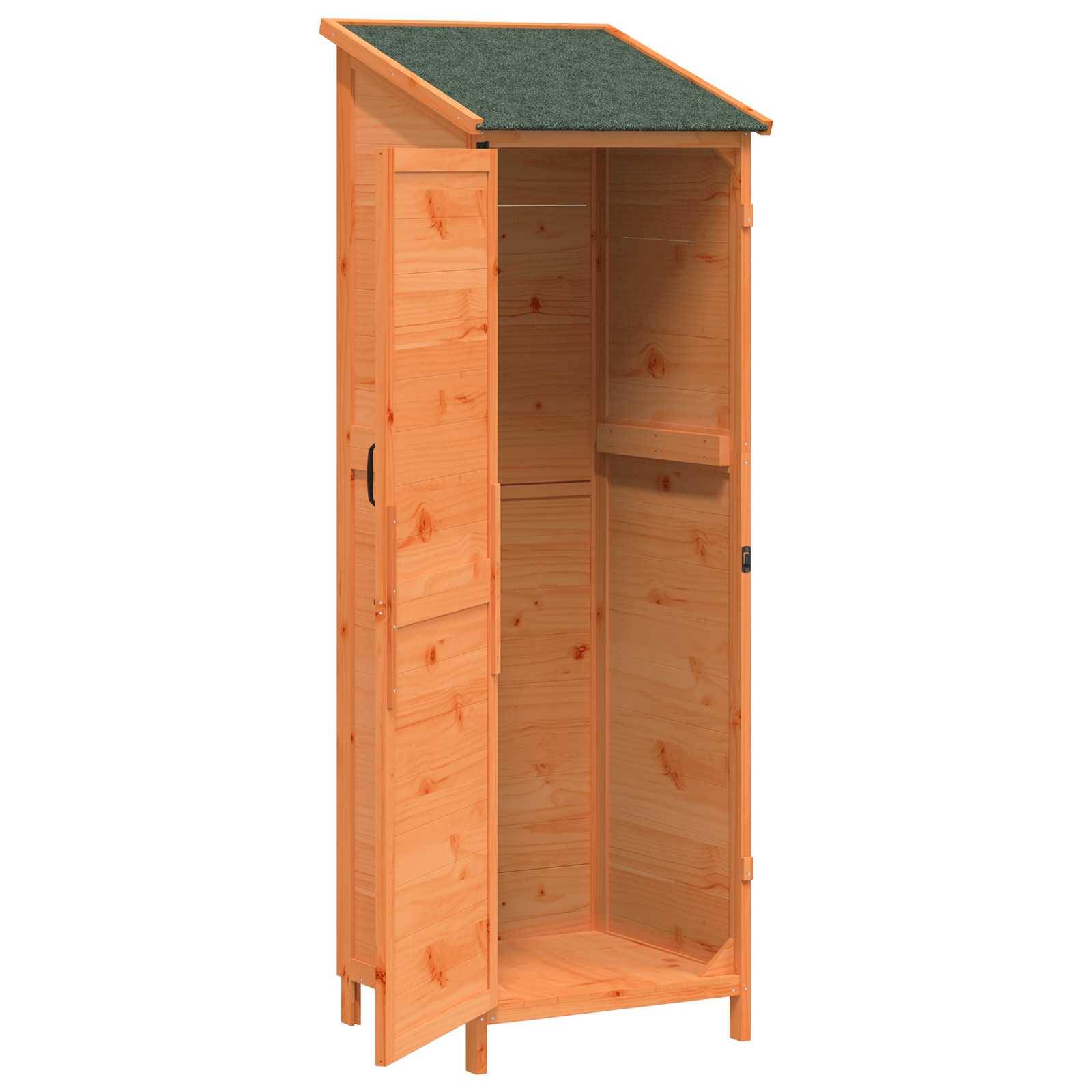 Vidaxl - Abri de jardin Marron 59,5 x 56 x 176,5 cm Bois de Sapin Massif vidaXL 42033447 - Image 5