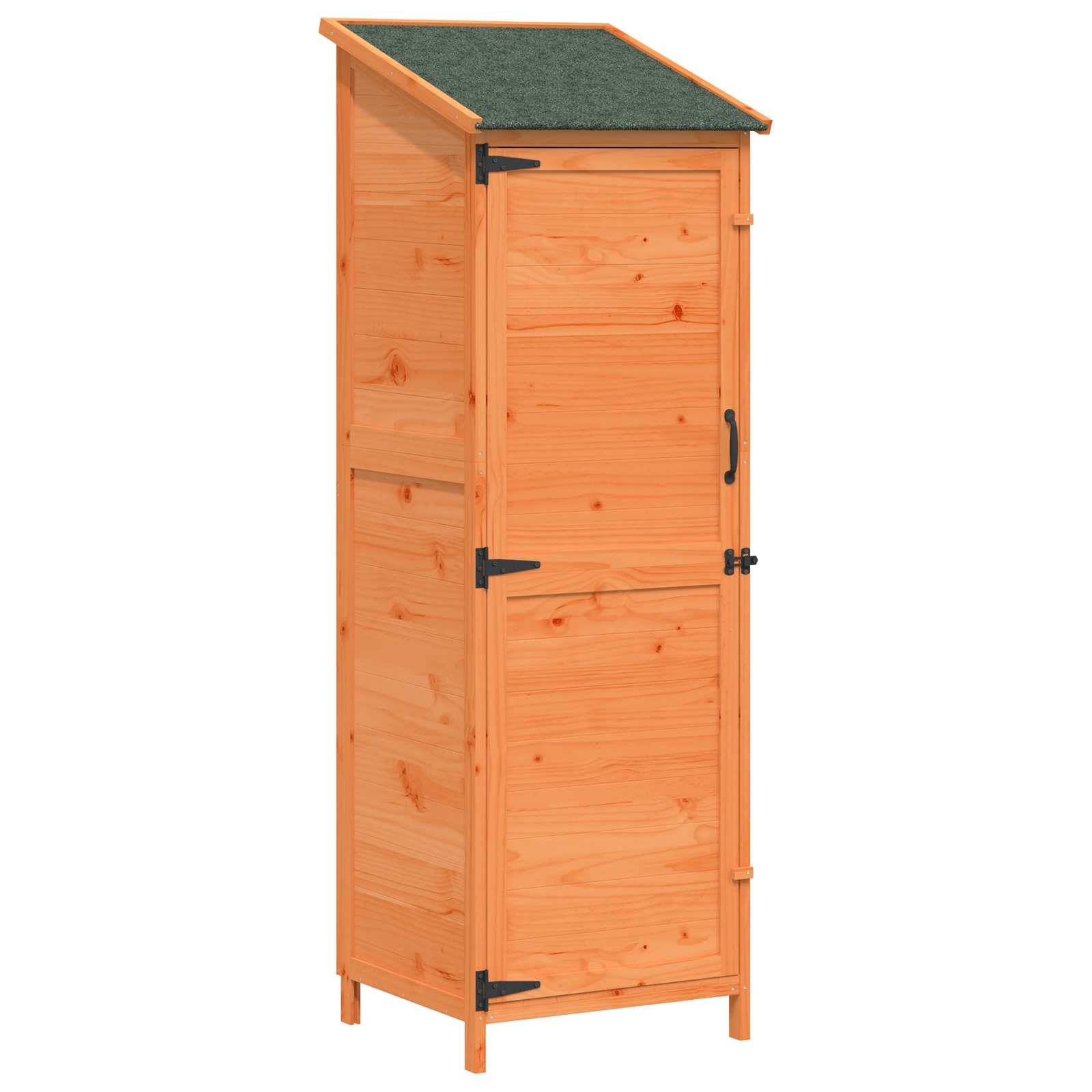 Vidaxl - Abri de jardin Marron 59,5 x 56 x 176,5 cm Bois de Sapin Massif vidaXL 42033447 - Image 2