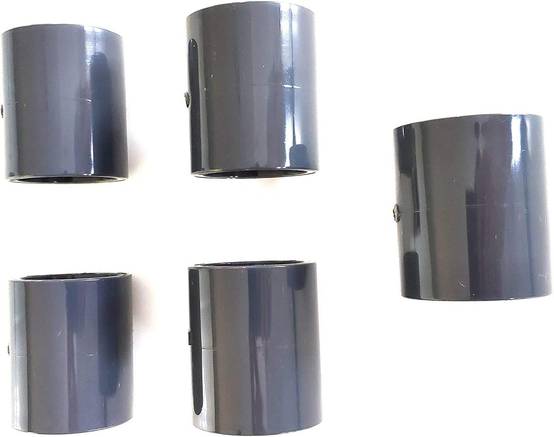 Fitt - Lot de 5 Manchons PVC Pression / 32mm intérieur F/F PN16 / Manchon 32 mm pour Piscine et arrosage / Tés égaux - Image 1