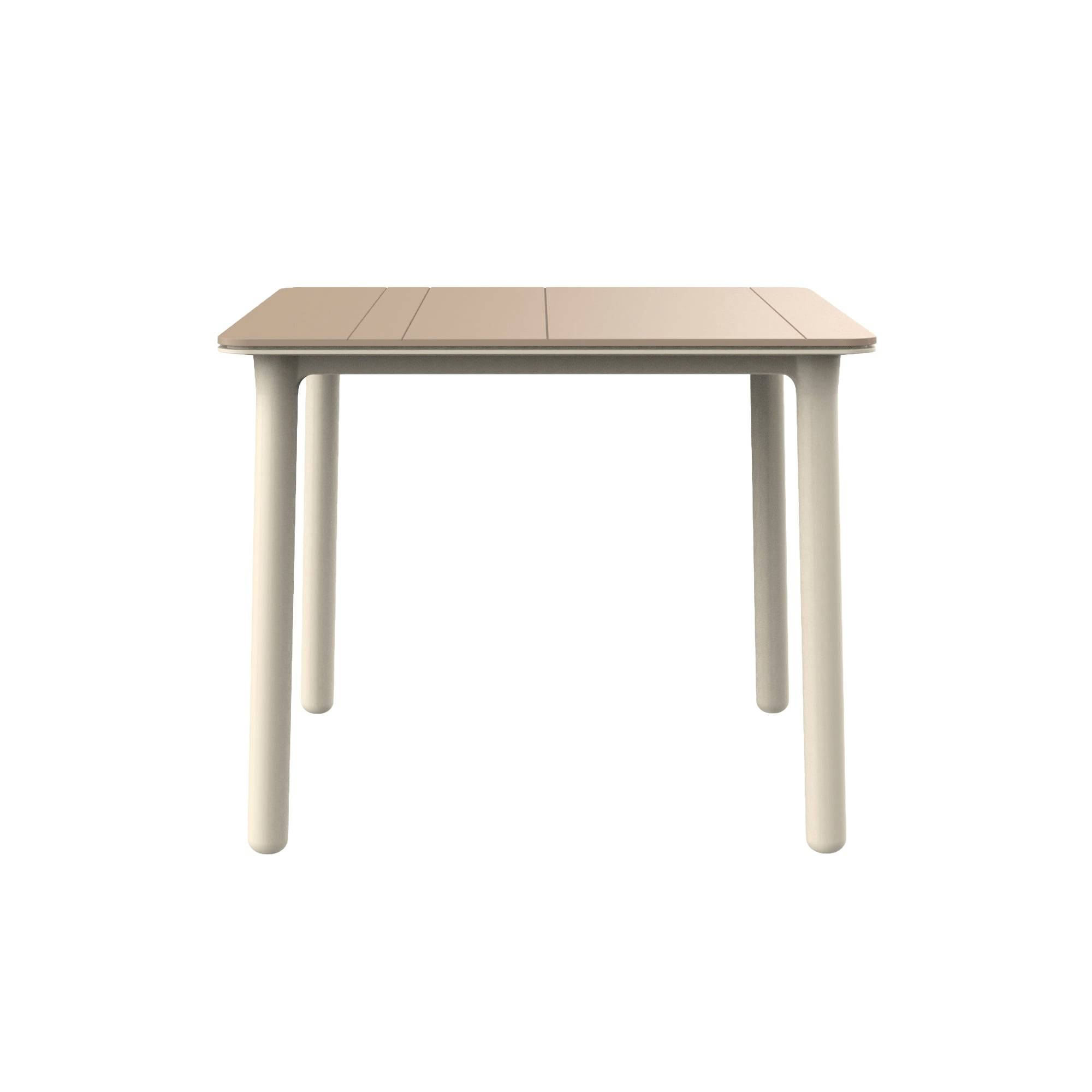Table carrée extérieur 90x90 sable - ivoire NOA garbar