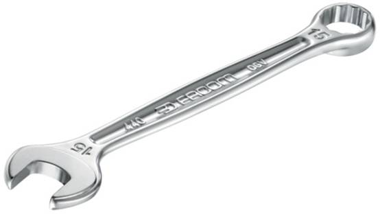 Clés mixtes 10 mm FACOM Tête fourche OGV 12 pans - 440.10