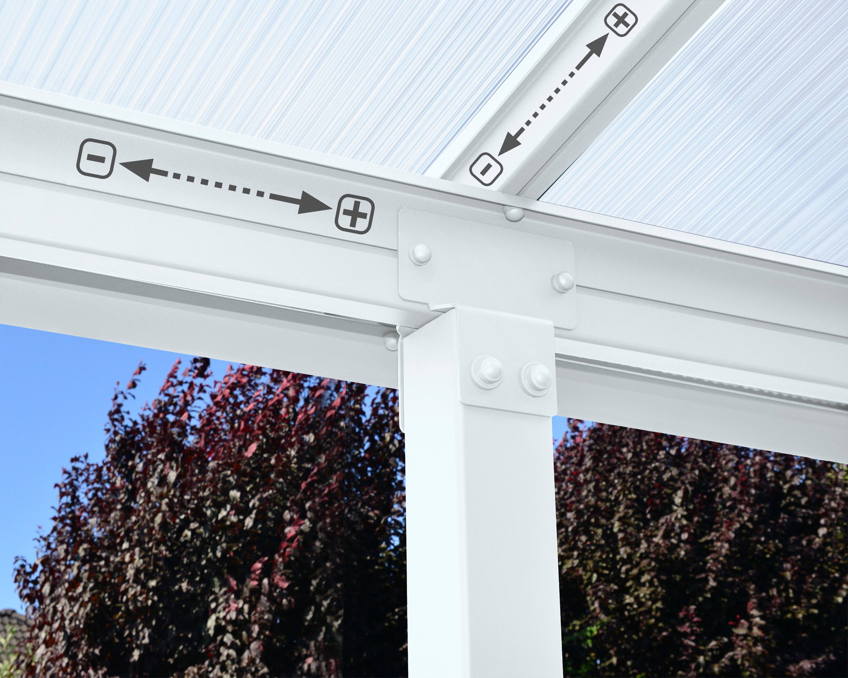 Canopia - Canopia Pergola Olympia 3X7,4 Blanche - Image 4