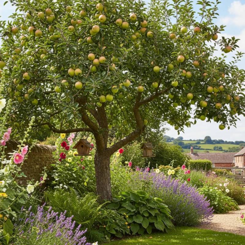 Pommier Golden Delicious - Bon rendement - Pot de 15L - Palmette verrier - 150/175 cm - De 3,00 m à 5,00 m - Image 5