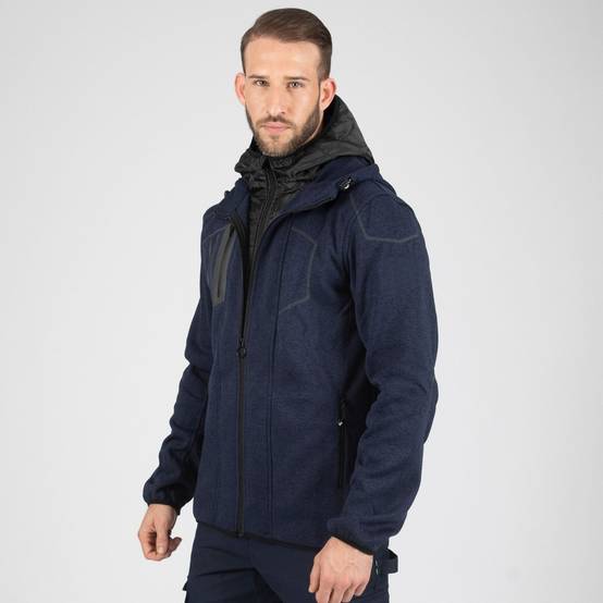 Nineworths - LYNX - GILET DE TRAVAIL - 1398 | Marine / Noir - Image 1