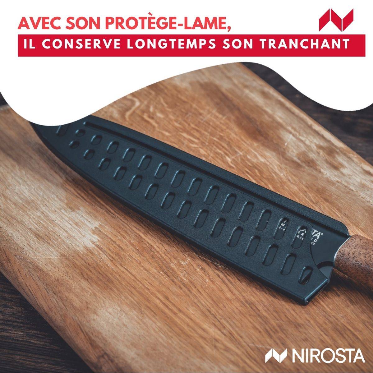 Couteau de chef 33 cm Nirosta Flow - Image 7
