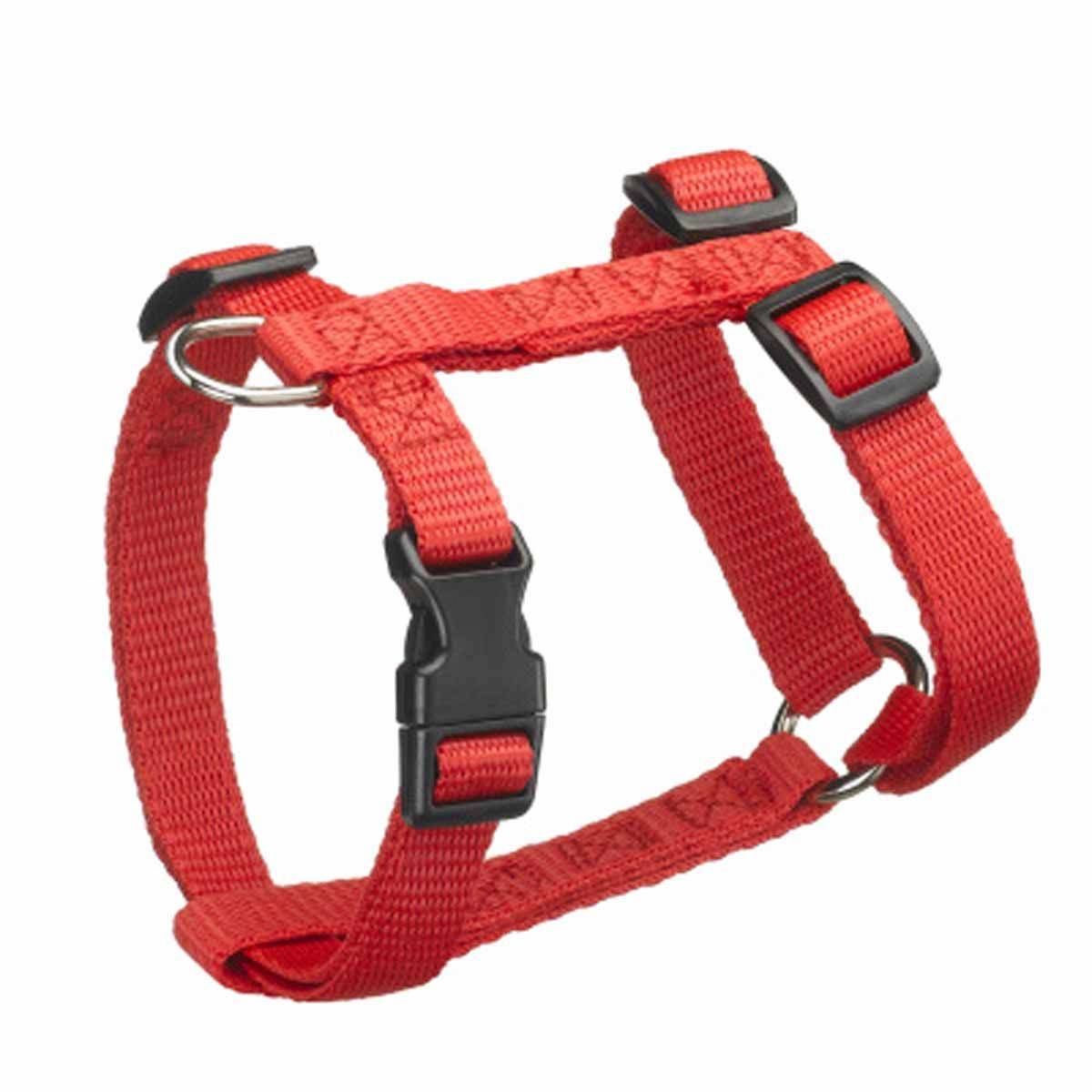 Harnais Réglable Chien "Essentiel" 50-70cm Rouge - Image 1