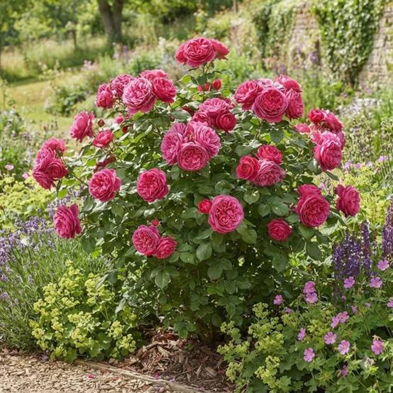 Rosier à grandes fleurs Line Renaud® 'Meiclusif' à fleurs Rose - feuillage Caduc - Pot de 10 L - 1/2 tige- hauteur à maturité De 0,50 m à 1,00 m - Image 2