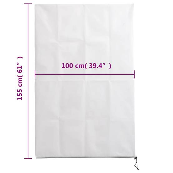 PANGIVO - Lot de 4 housses de protection plantes polypropylène blanc 100 x 155 cm - PANGIVO - Image 10