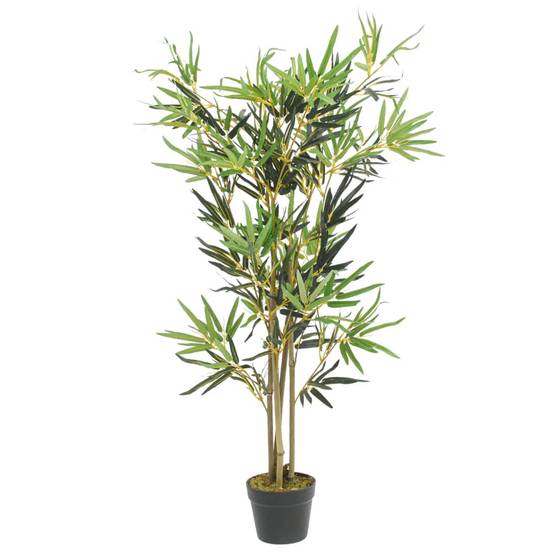 Bambou artificiel bambou et textile vert 40 x 40 x 120 cm, poids:3.3kg - PANGIVO - Image 1