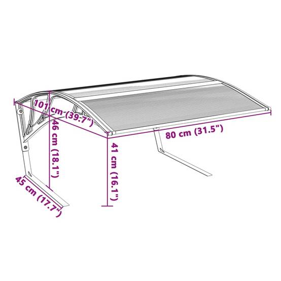 Garage pour robot tondeuse polycarbonate et métal noir 101 x 80 x 46 cm - PANGIVO - Image 8